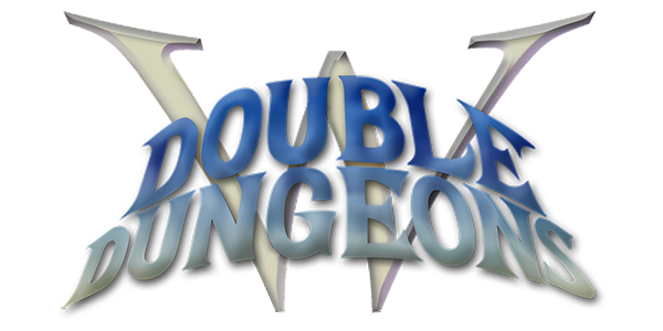 Double Dungeons logo for PC Engine
