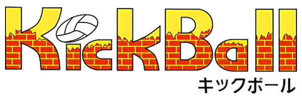KickBall logo for PC Engine