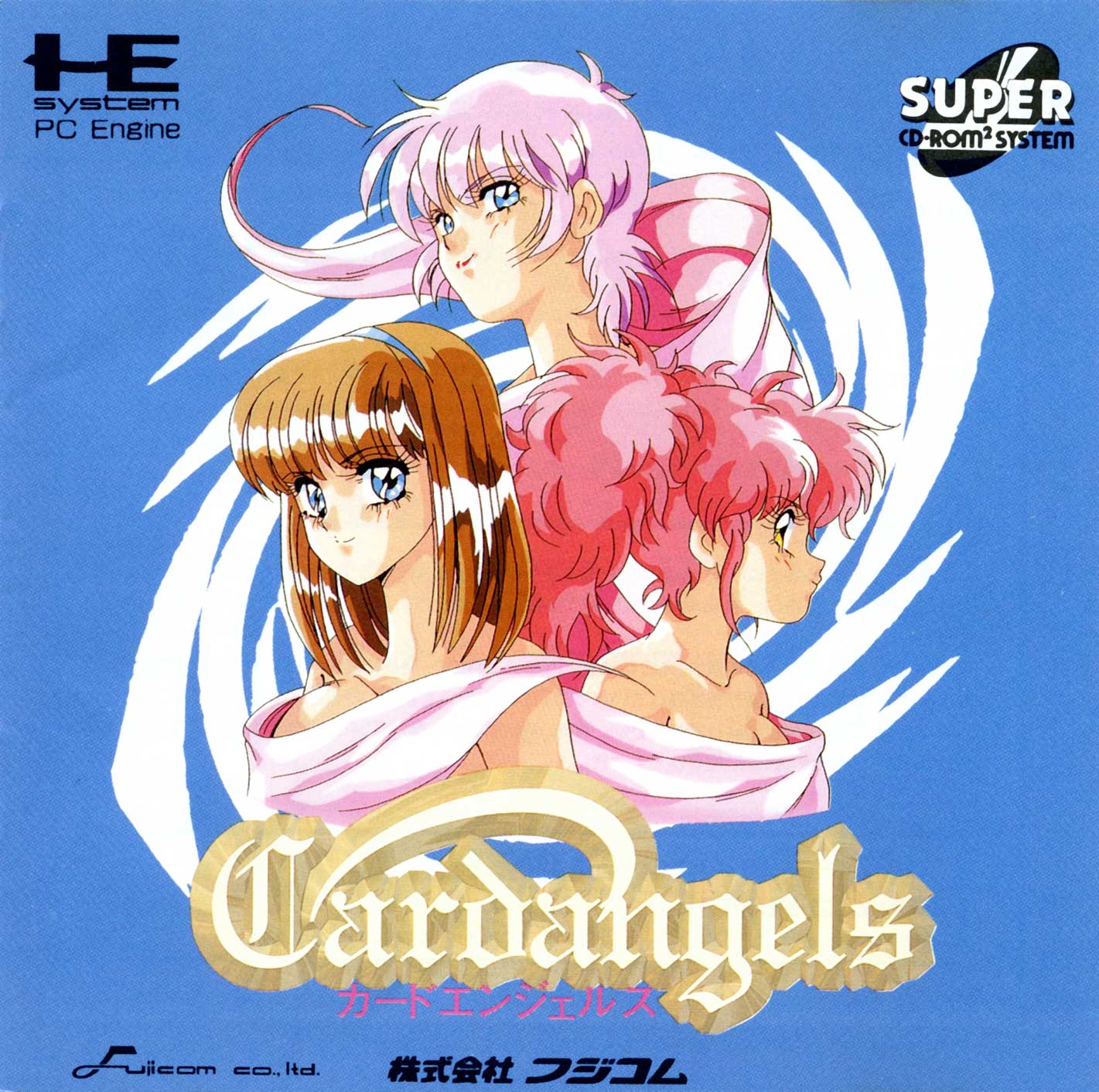 Card Angels box art for PC Engine CD