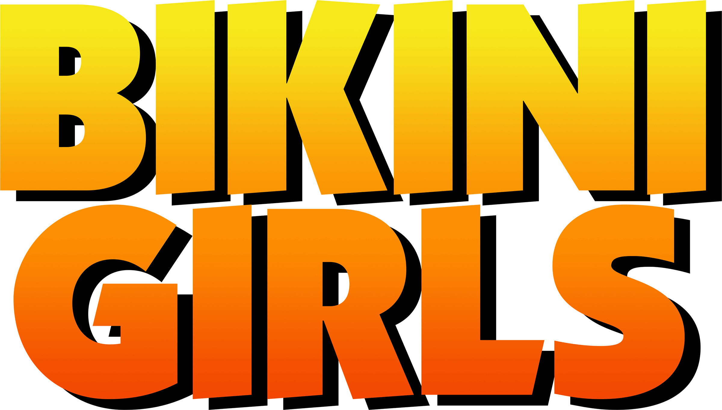 Bikini Girls logo for TurboGrafx CD