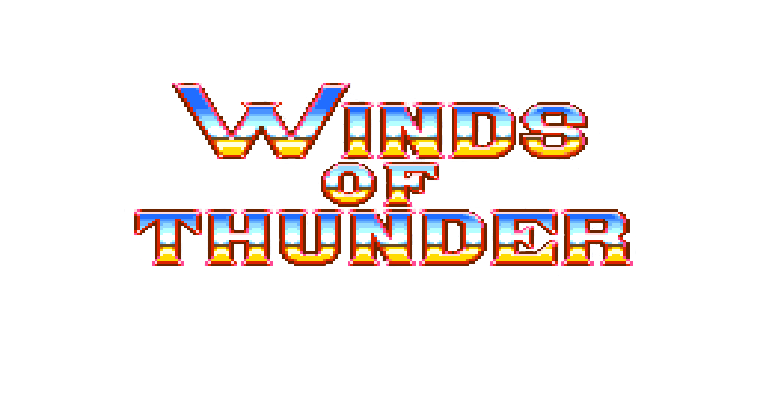 Winds of Thunder logo for PC Engine CD