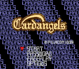 Card Angels title screen for PC Engine CD