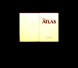 The Atlas Renaissance Voyager title screen for PC Engine CD
