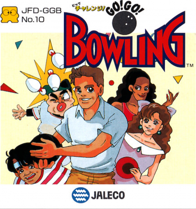 Big Challenge Go Go Bowling box art for Famicom Disk System