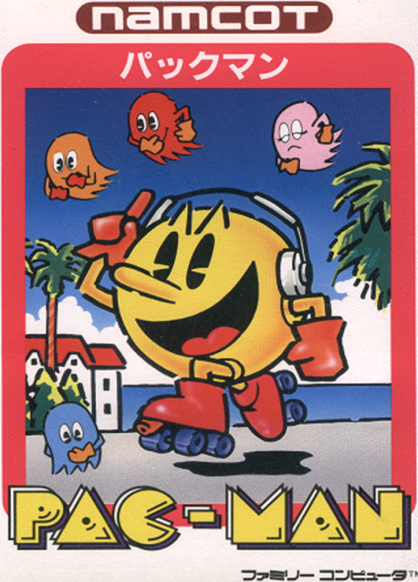 Pac-Man box art for Famicom Disk System