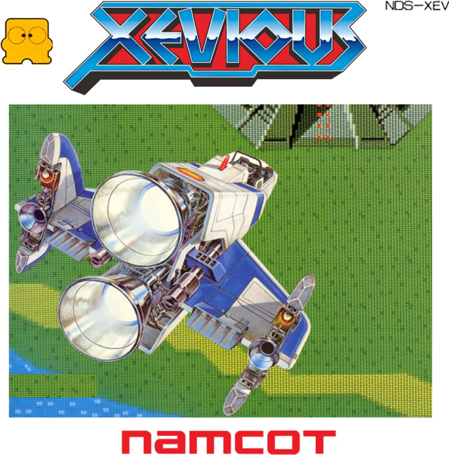 Xevious box art for Famicom Disk System