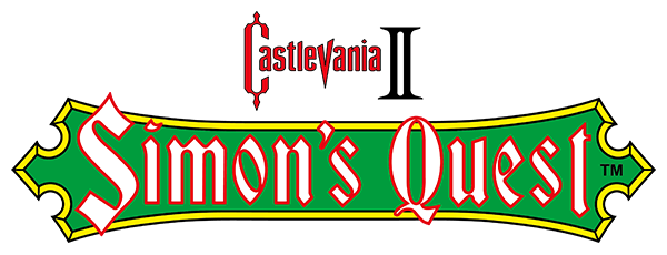 Castlevania II: Simon's Quest logo for Famicom Disk System