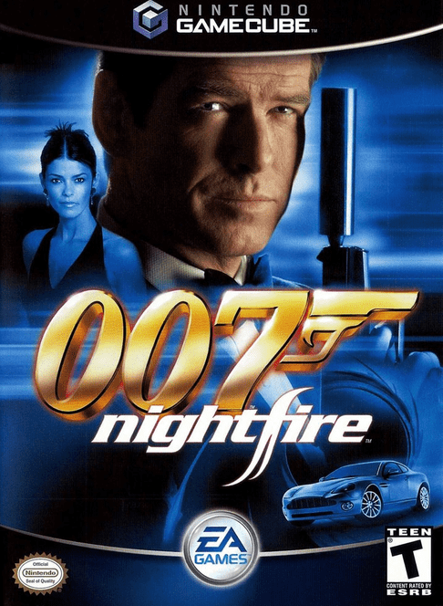 007 Nightfire box art for Gamecube