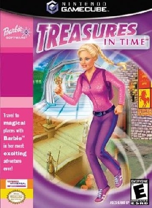 Barbie Treasures in Time box art for Gamecube