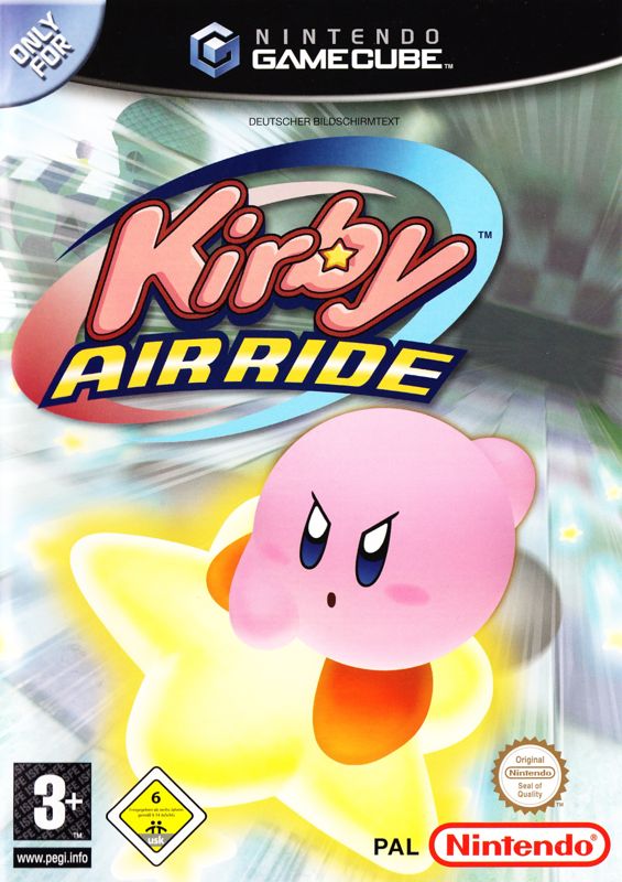 Kirby's Airride box art for Gamecube