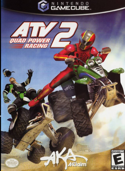 ATV Quad Power Racing 2 box art for Gamecube