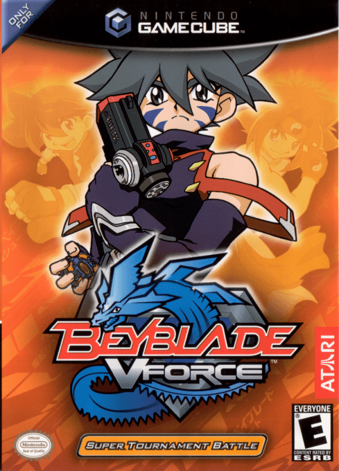 Beyblade V Force box art for Gamecube