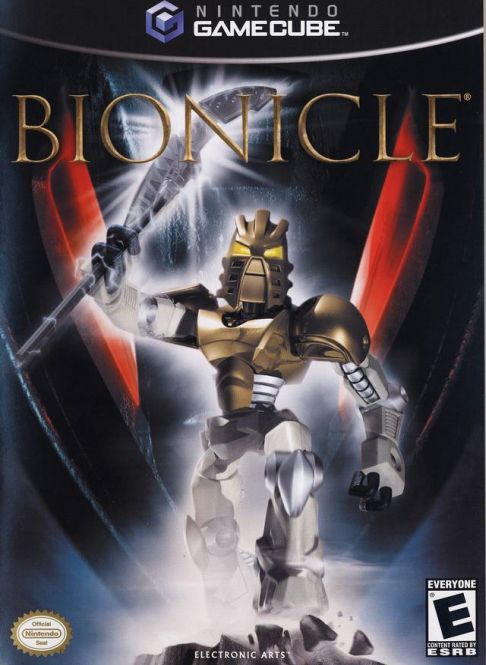 Bionicle box art for Gamecube