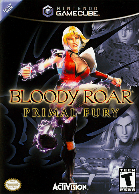 Bloody Roar Primal Fury box art for Gamecube