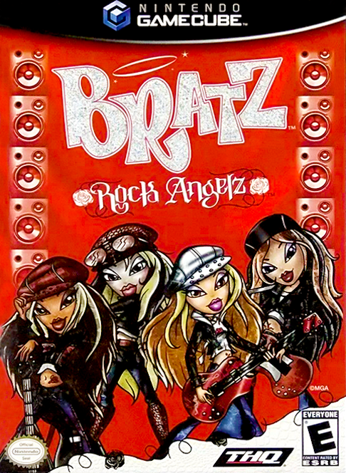 Bratz Rock Angelz box art for Gamecube