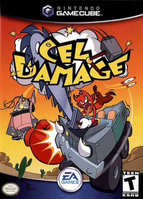 Cel Damage box art for Gamecube