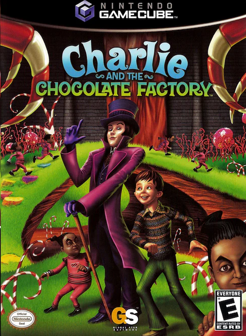 Charlie and the Chocolate Factory box art for Gamecube