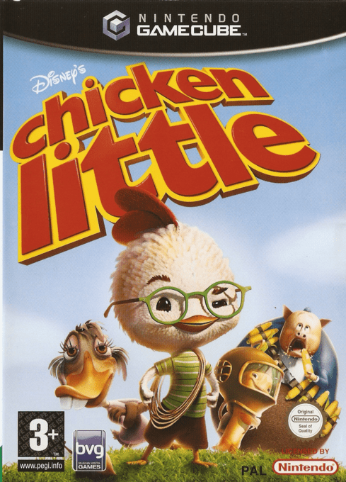 Chicken Little box art for Gamecube