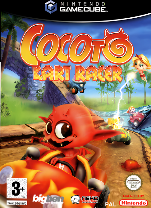 Cocoto Kart Racer box art for Gamecube