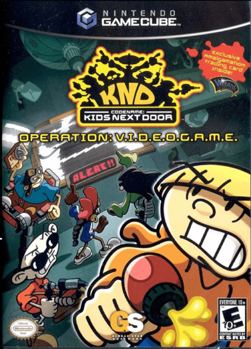 Codename Kids Next Door Operation VIDEOGAME box art for Gamecube