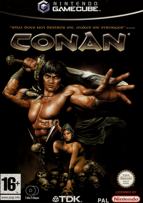 Conan box art for Gamecube