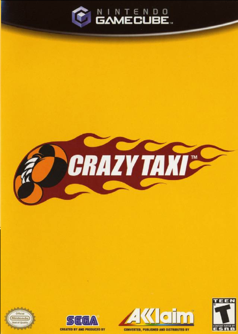 Crazy Taxi [Player's Choice] box art for Gamecube