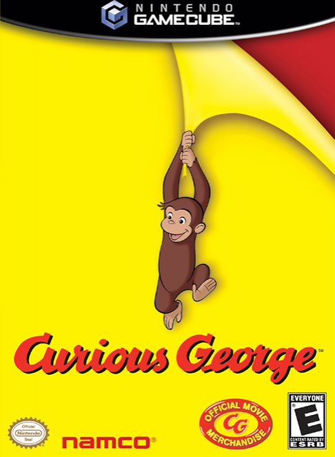 Curious George box art for Gamecube