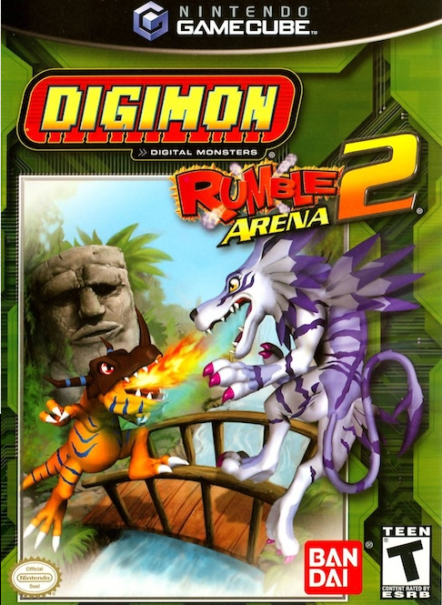Digimon Rumble Arena 2 box art for Gamecube