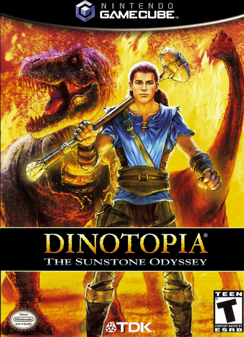Dinotopia The Sunstone Odyssey box art for Gamecube