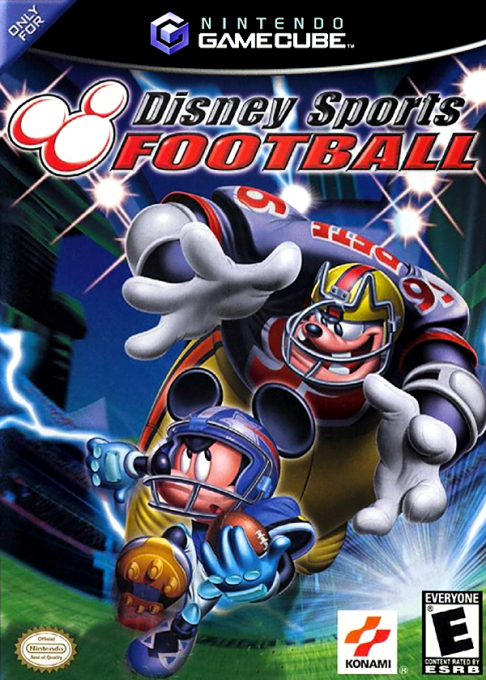 Disney Sports American Football box art for Gamecube