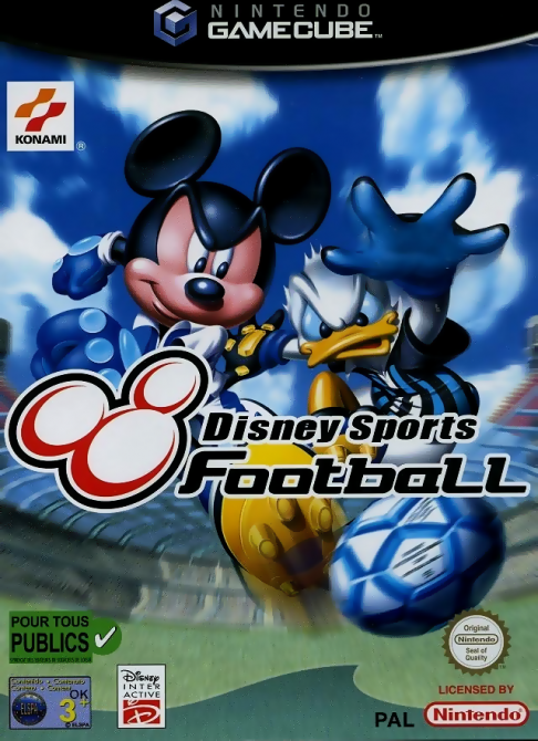 Disney Sports Soccer box art for Gamecube