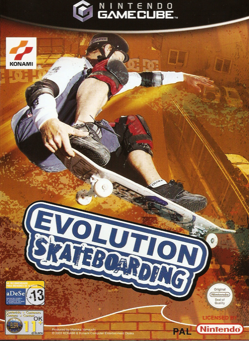 Evolution Skateboarding box art for Gamecube