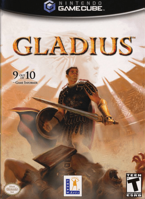 Gladius box art for Gamecube