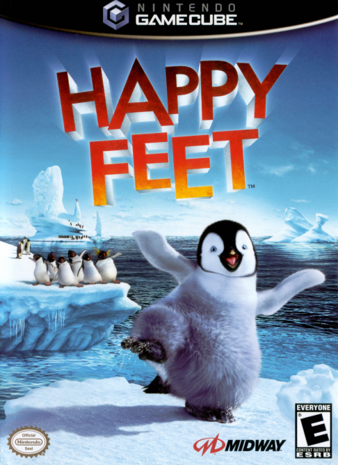 Happy Feet box art for Gamecube