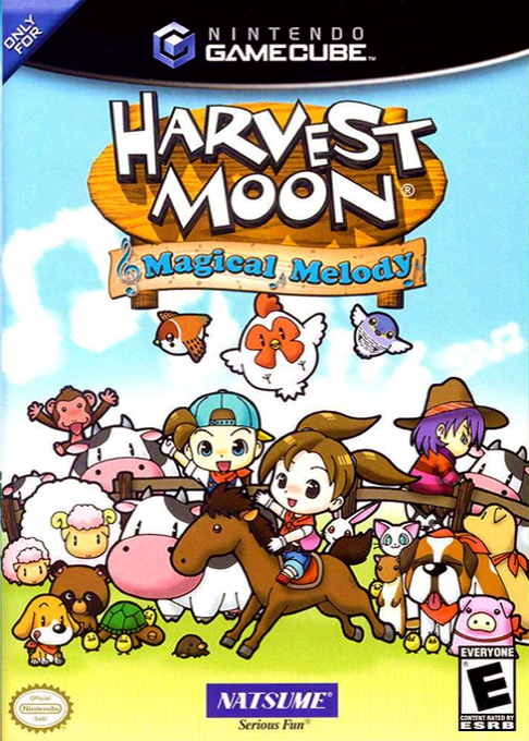 Harvest Moon Magical Melody [Player's Choice] box art for Gamecube