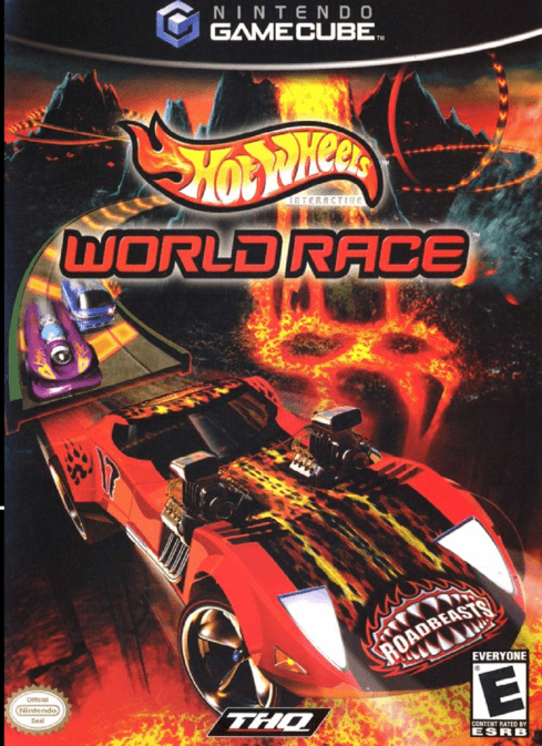Hot Wheels World Race box art for Gamecube