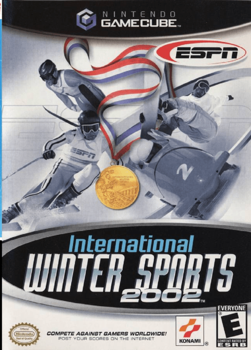 Hyper Sports 2002 Winter box art for Gamecube