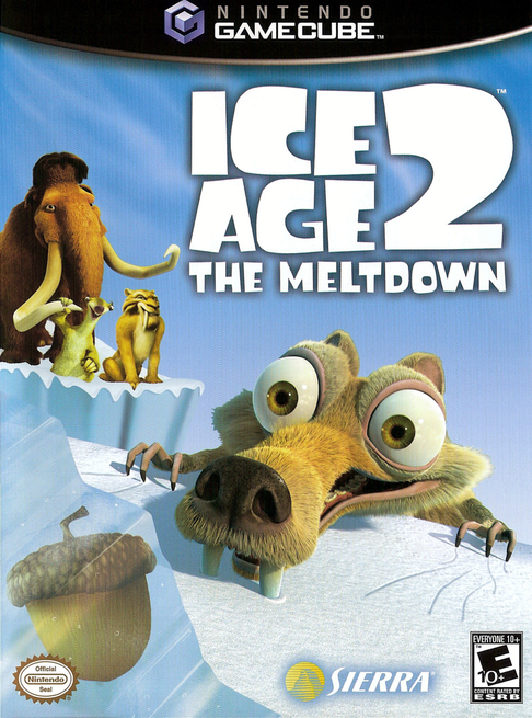 Ice Age 2 The Meltdown box art for Gamecube
