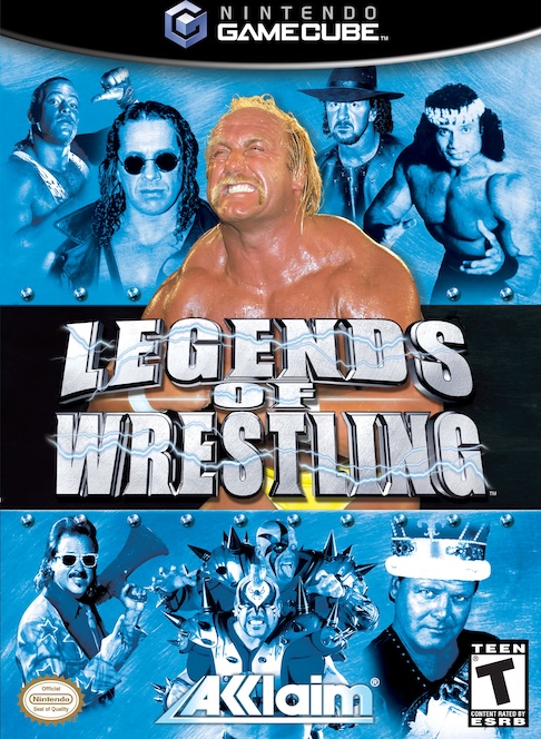 Legends of Wrestling box art for Gamecube
