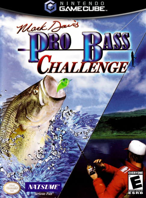 Mark Davis Pro Bass Challenge box art for Gamecube