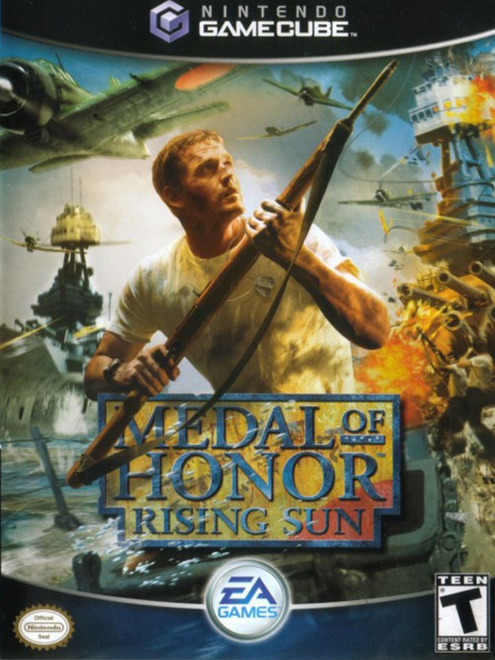 Medal of Honor Rising Sun [Player's Choice] box art for Gamecube