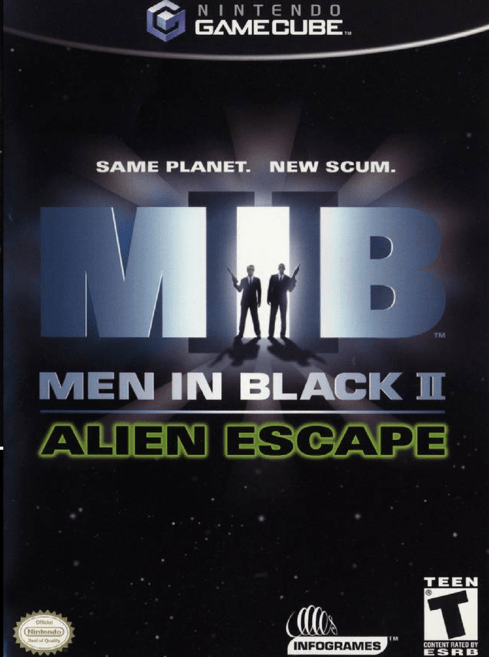 Men In Black II Alien Escape box art for Gamecube