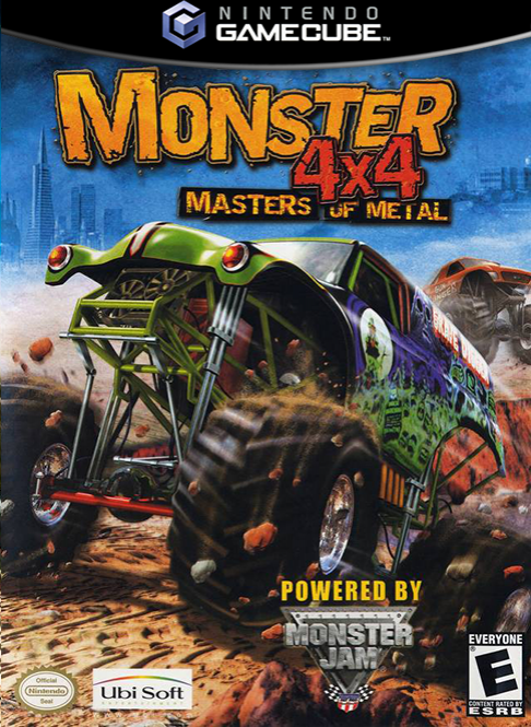 Monster 4x4 Masters of Metal box art for Gamecube