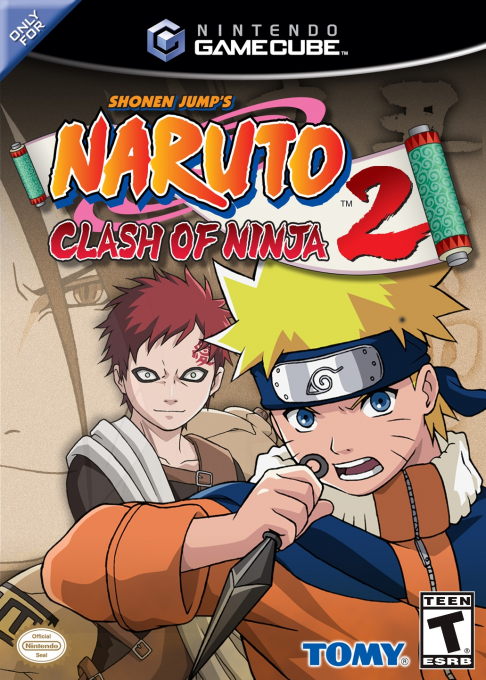 Naruto Clash of Ninja 2 [Player's Choice] box art for Gamecube