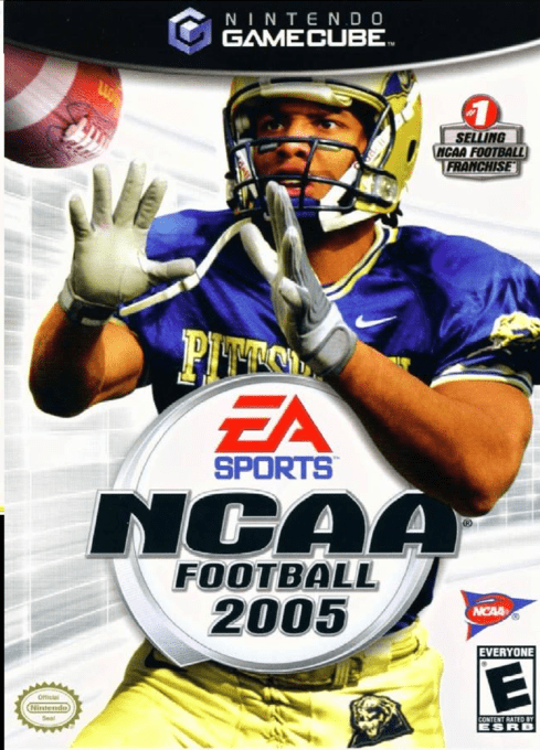 NCAA Football 2005 box art for Gamecube