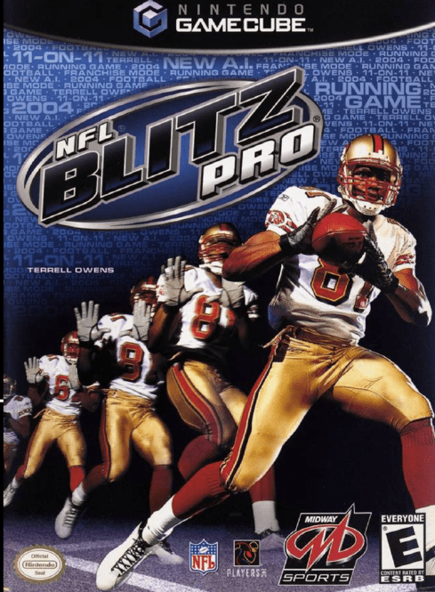 NFL Blitz Pro box art for Gamecube