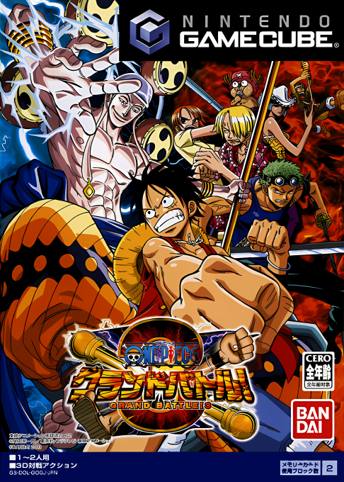 One Piece: Grand Battle 3 box art for Gamecube
