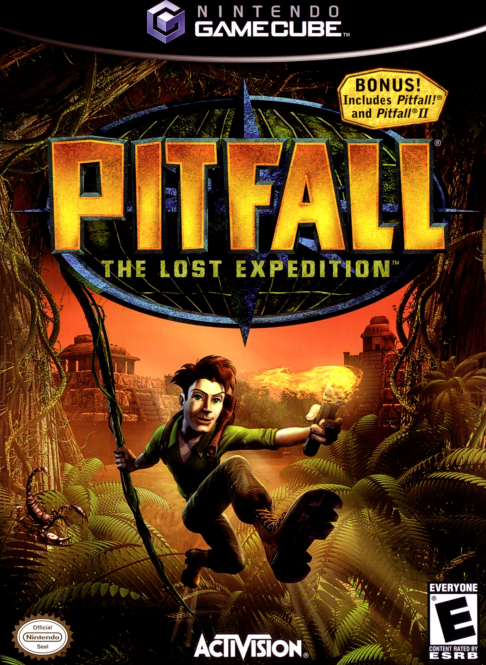 Pitfall The Lost Expedition box art for Gamecube