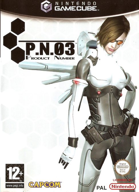 P.N. 03 box art for Gamecube
