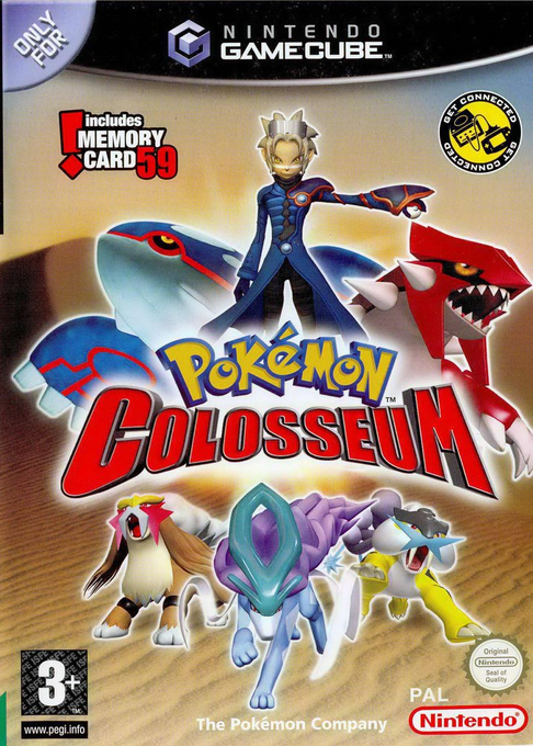 Pokemon Colosseum box art for Gamecube
